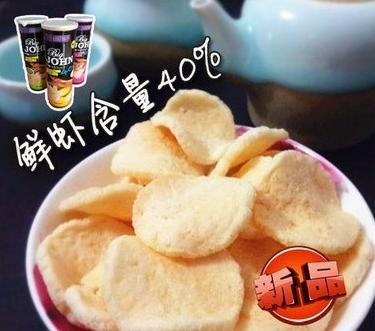 膨化食品加盟排行榜著名產品大約翰蝦肉片